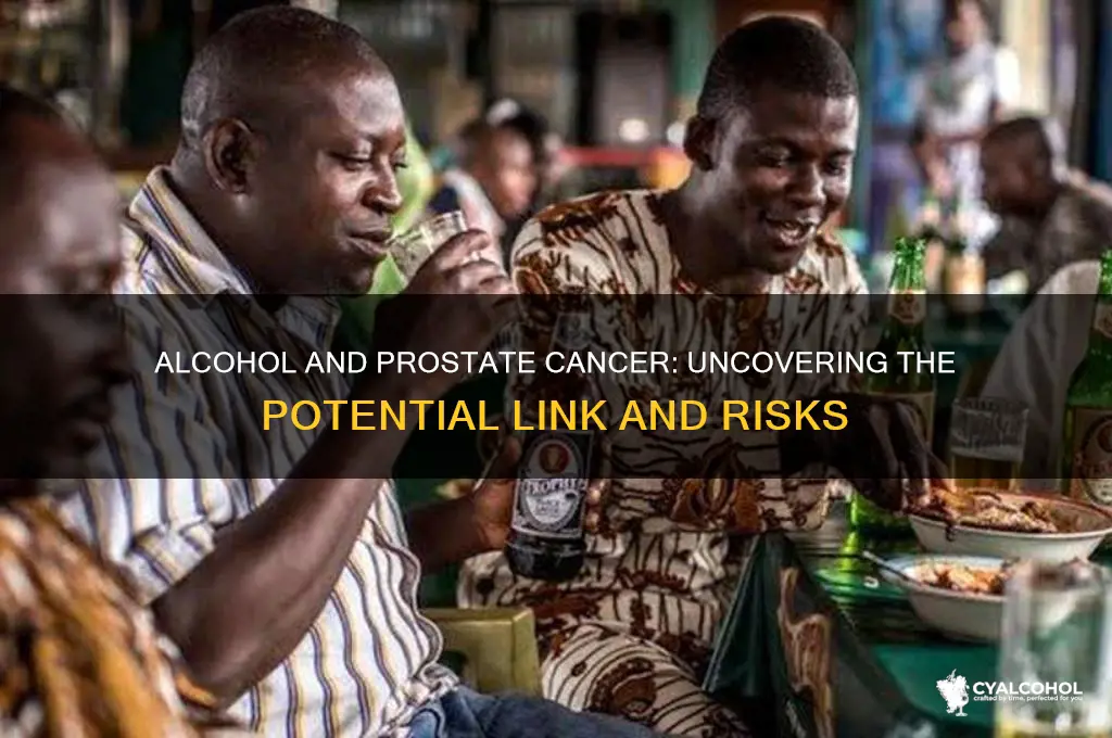 does alcohol contribute to prostate cancer