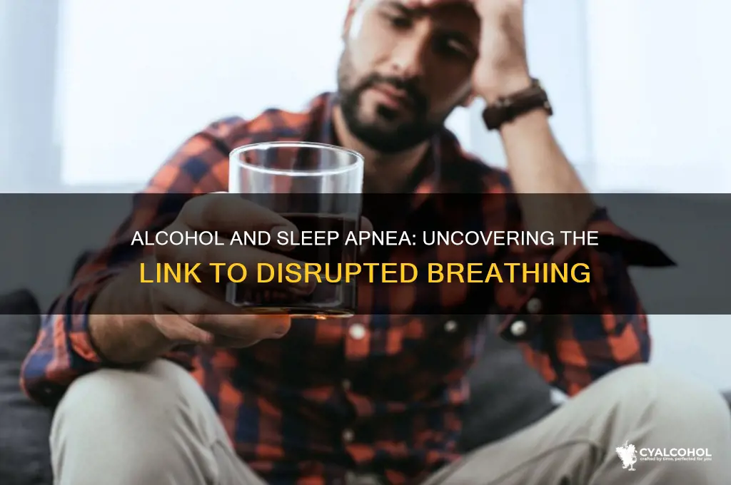 does alcohol contribute to sleep apnea