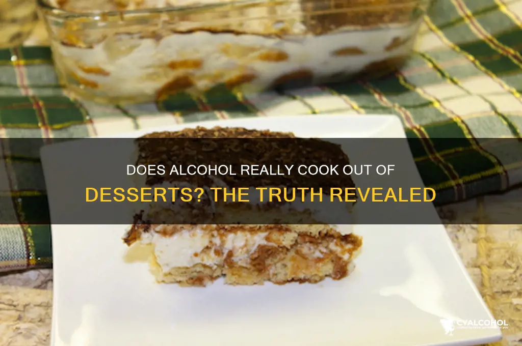 does alcohol cook out of desserts