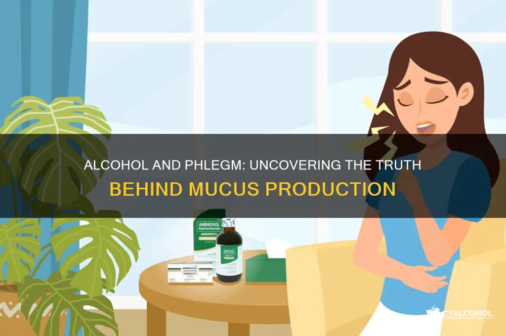 does alcohol create phlegm