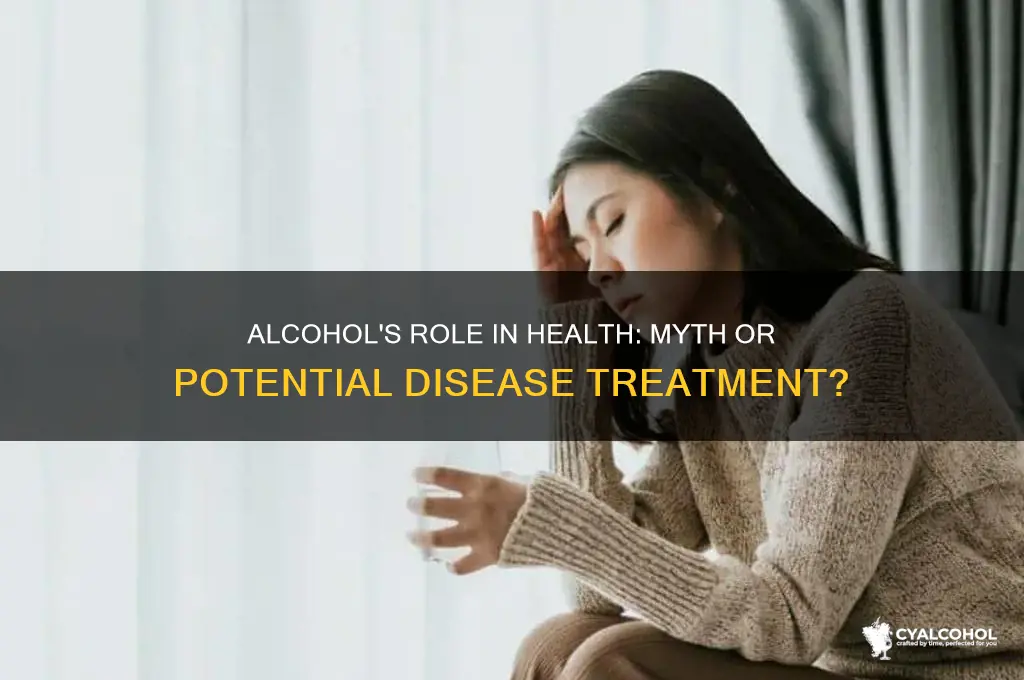 does alcohol cure diseases