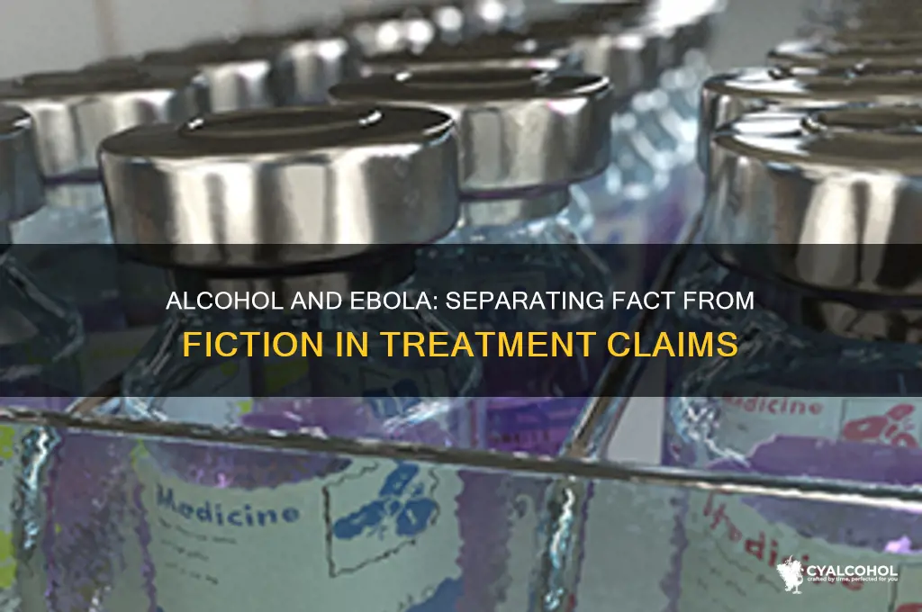 does alcohol cure ebola