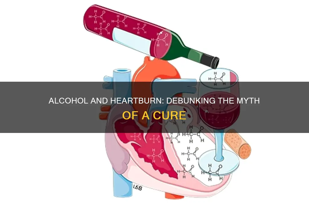 does alcohol cure heartburn