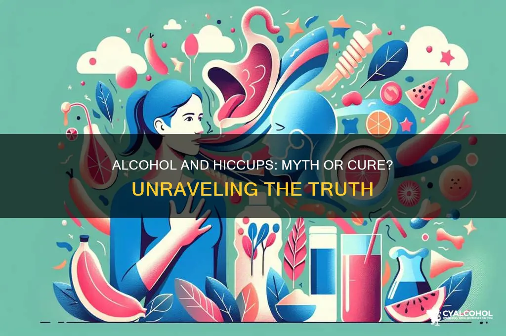 does alcohol cure hiccups