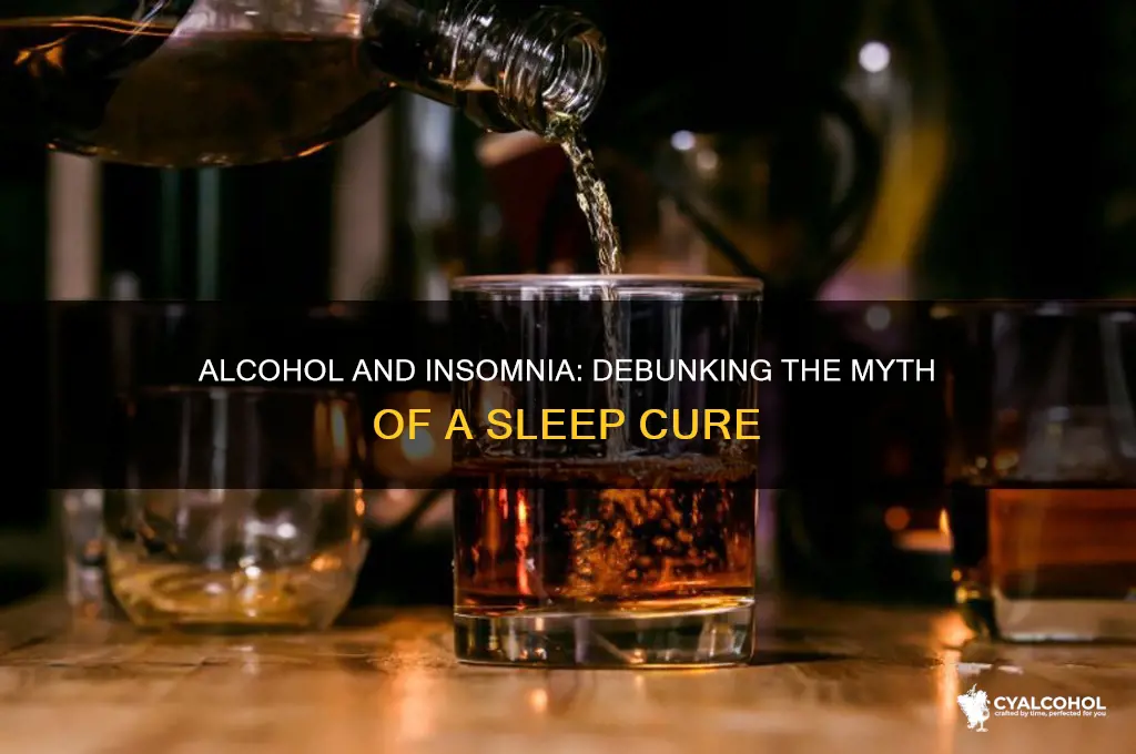 does alcohol cure insomnia
