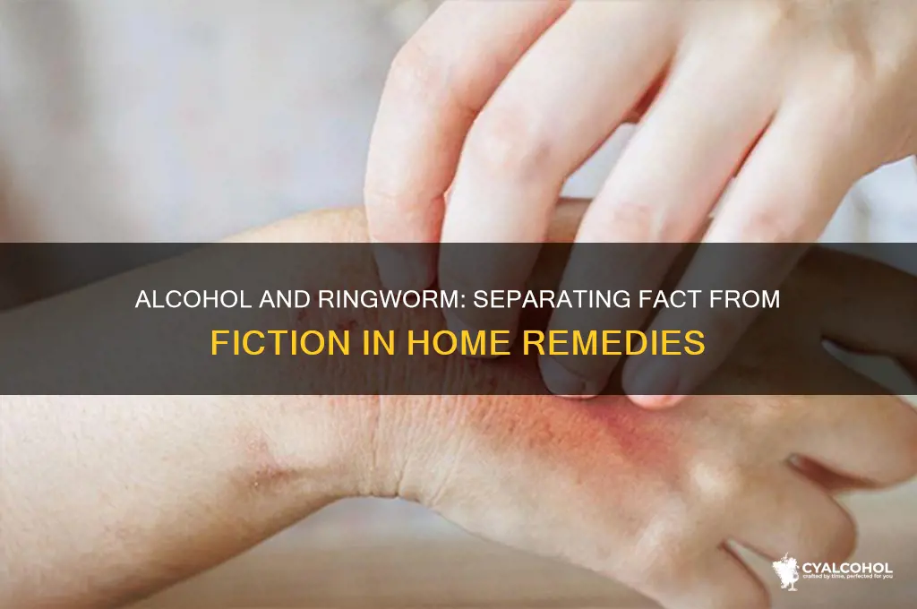 does alcohol cure ringworm