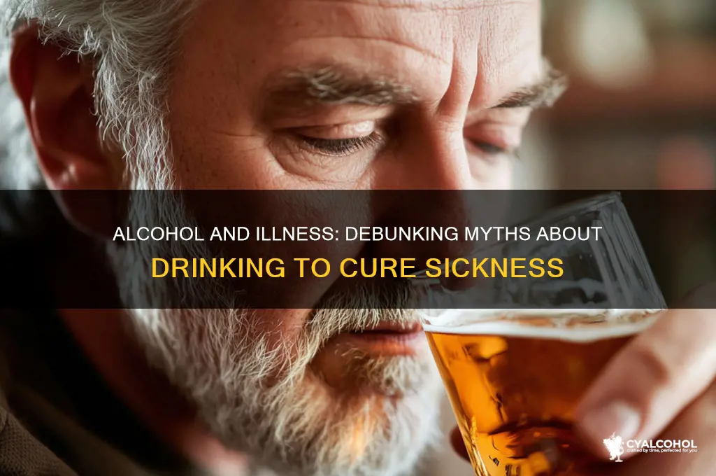 does alcohol cure sickness