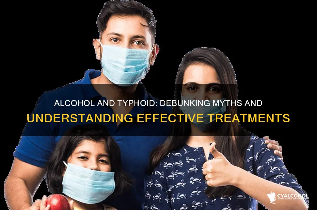 does alcohol cure typhoid