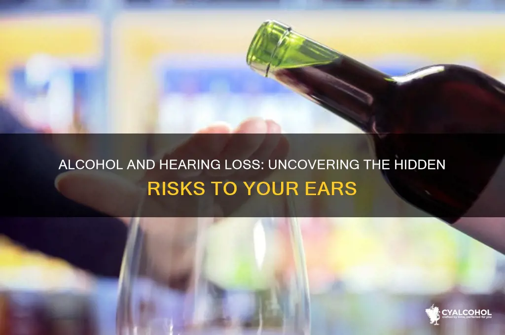does alcohol damage hearing