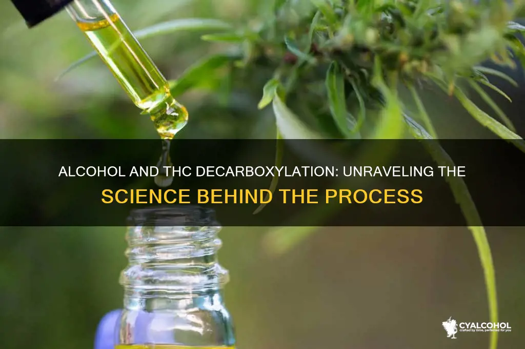 does alcohol decarb thc