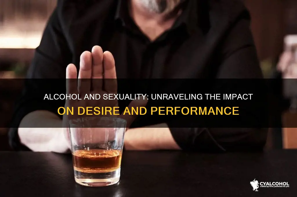 does alcohol decrease sexuality