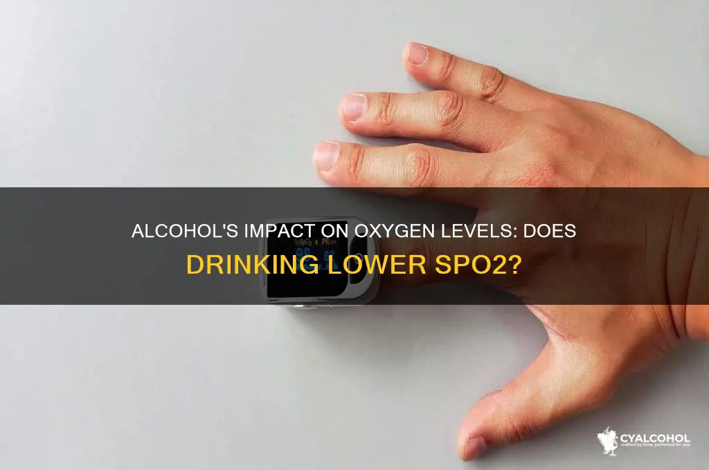 does alcohol decrease spo2