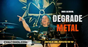 Alcohol's Impact on Metal: Does It Cause Degradation Over Time?