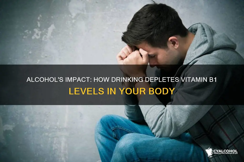 does alcohol deplete b1