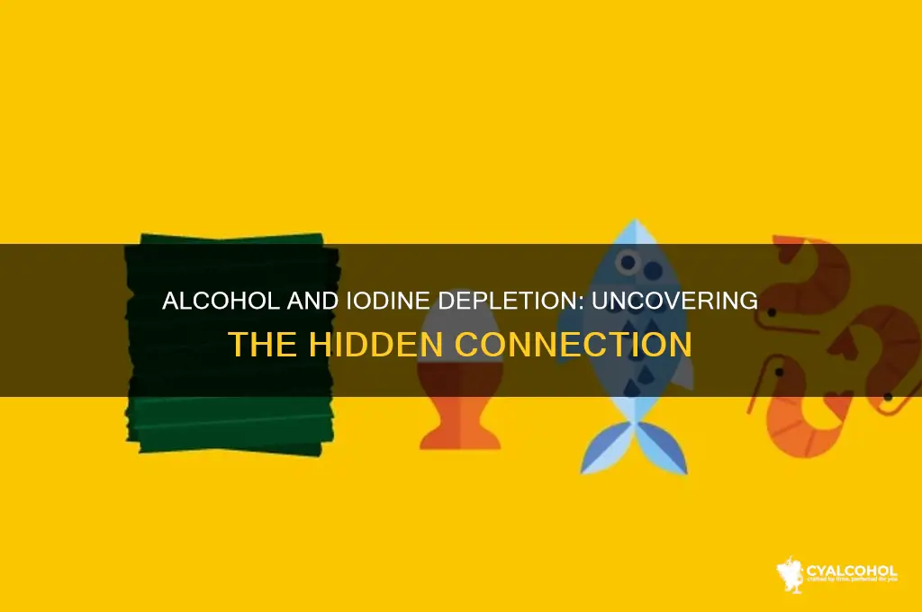 does alcohol deplete iodine