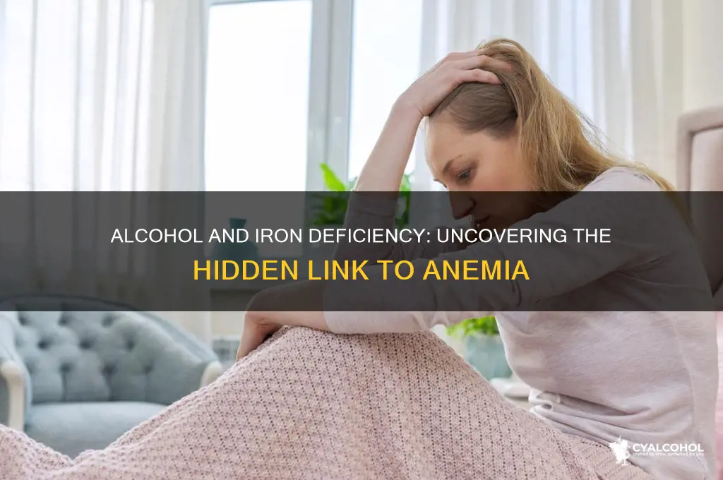 does alcohol deplete iron