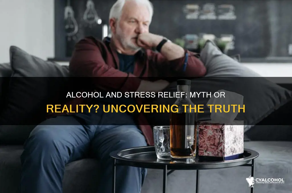 does alcohol destress you