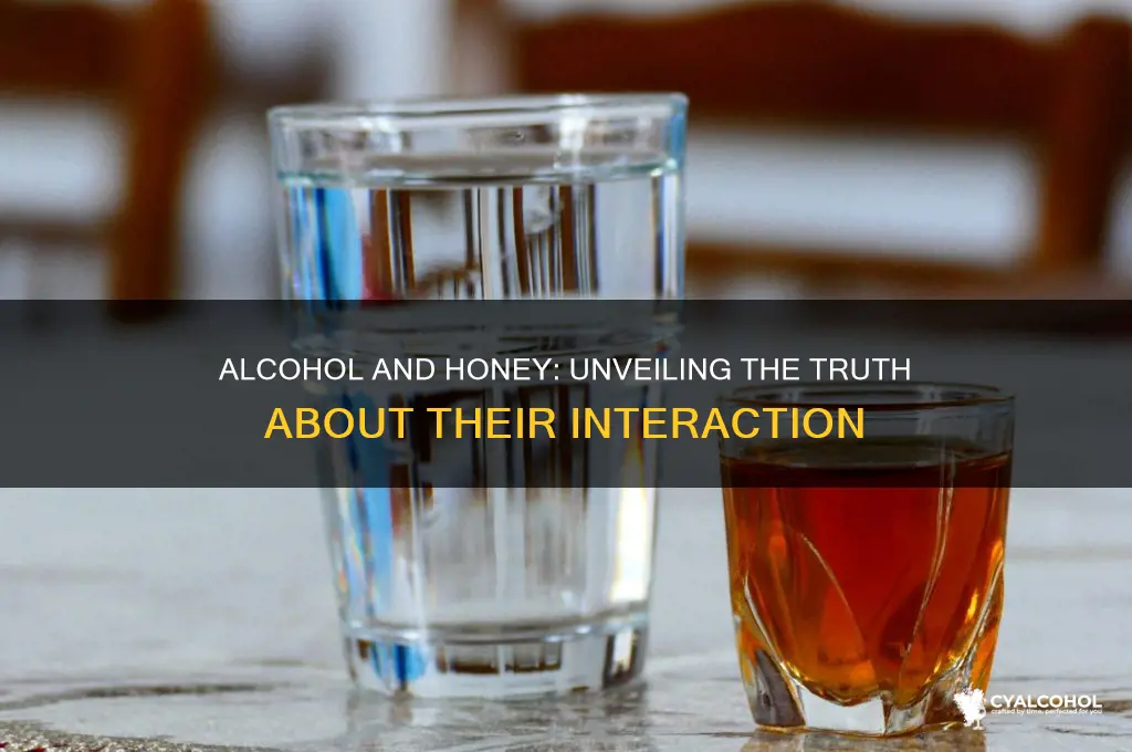 does alcohol destroy the honey benefits