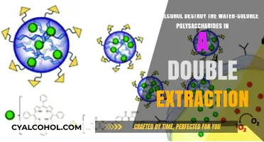Alcohol's Impact on Water-Soluble Polysaccharides in Double Extraction