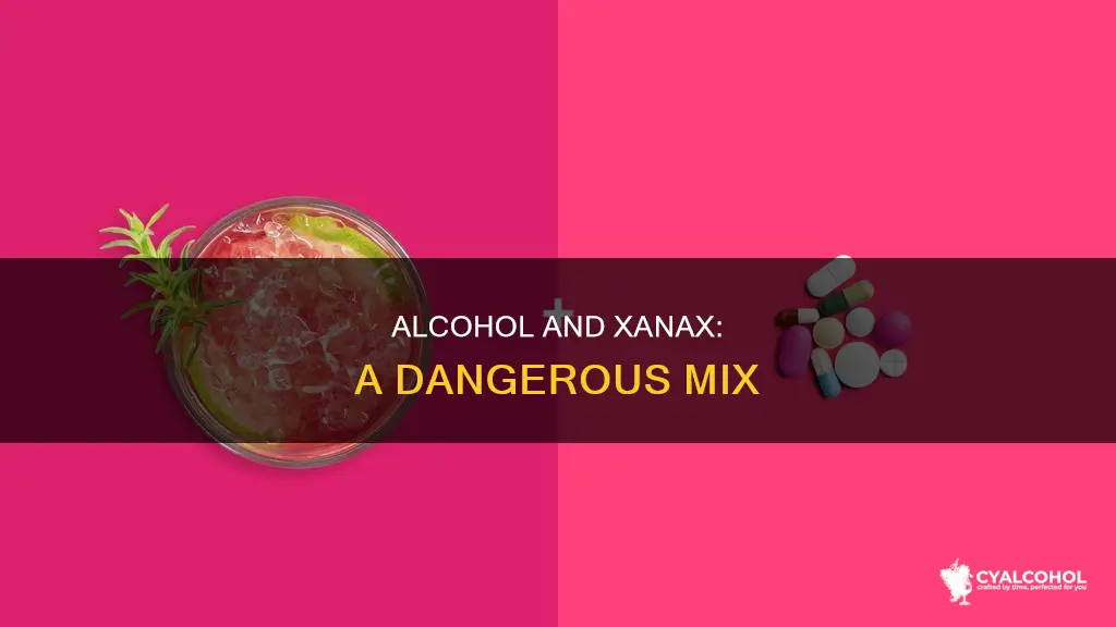 does alcohol destroy traces of xanax in the system