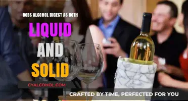 Alcohol Digestion Mystery: Liquid, Solid, or Both? Unraveling the Truth