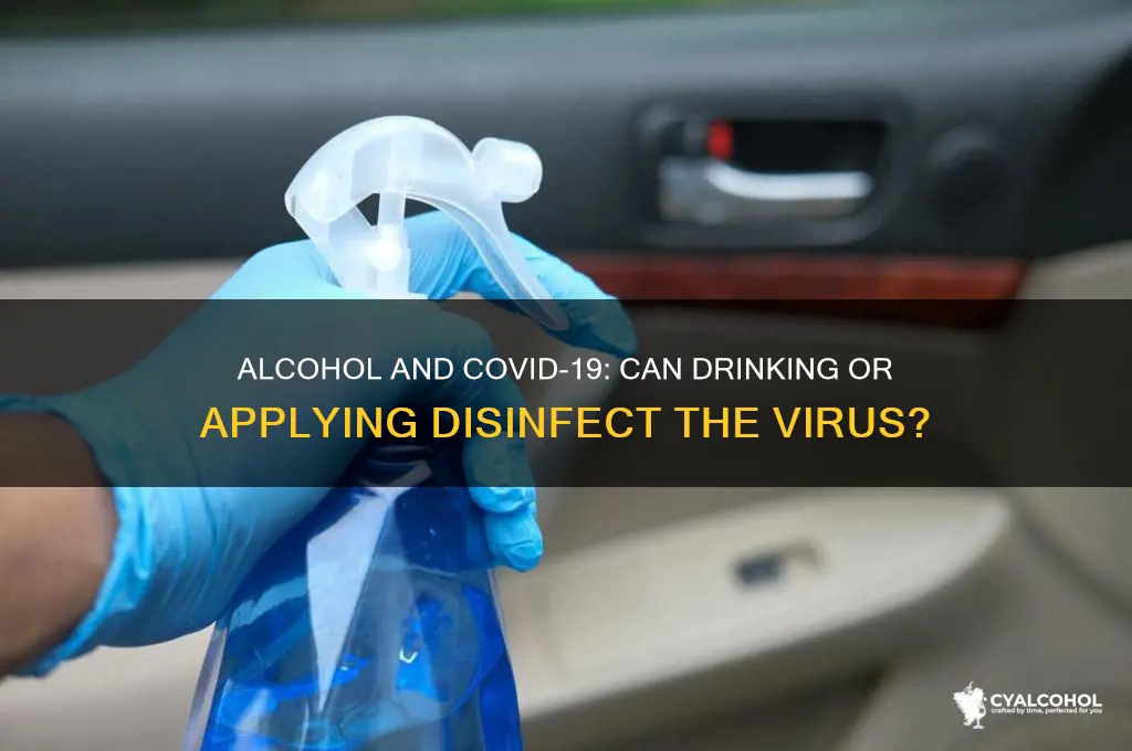 does alcohol disinfect covid