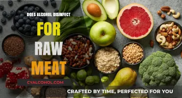 Alcohol as a Disinfectant: Can It Safely Clean Raw Meat?