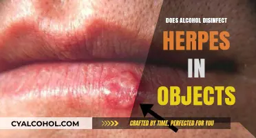 Alcohol and Herpes: Can It Disinfect Contaminated Objects Effectively?