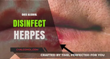 Alcohol and Herpes: Can Drinking or Topical Use Disinfect the Virus?