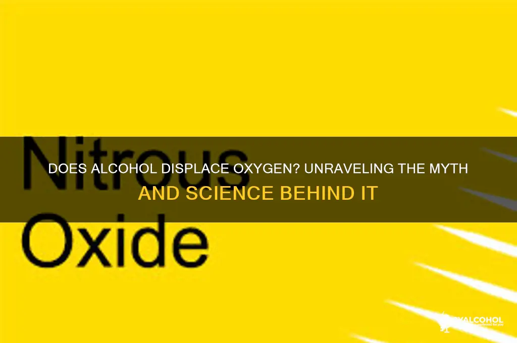 does alcohol displace oxygen