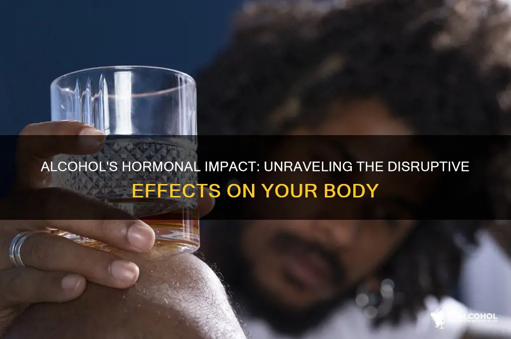 does alcohol disrupt hormones