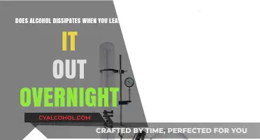 Alcohol's Overnight Evaporation: What Really Happens?
