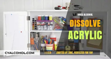 Does Alcohol Dissolve Acrylic? A Comprehensive Guide to Solvents and Acrylics