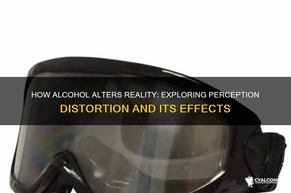 does alcohol distort perception