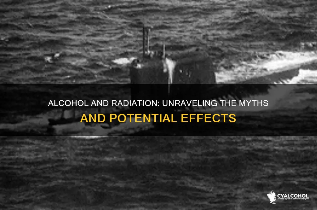 does alcohol do anything for radiation