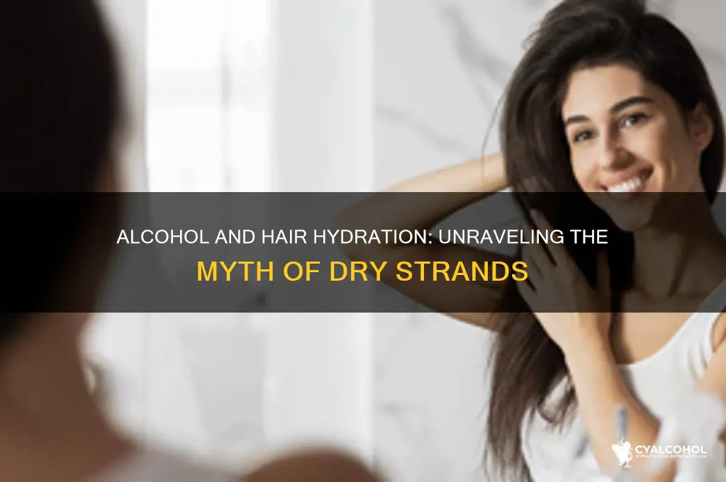 does alcohol dry out hair