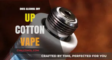 Alcohol and Cotton Vapes: Does It Cause Dryness or Damage?