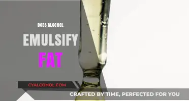 Does Alcohol Emulsify Fat? Unraveling the Science Behind the Myth