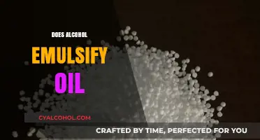 Alcohol and Oil: Exploring Emulsification Myths and Facts
