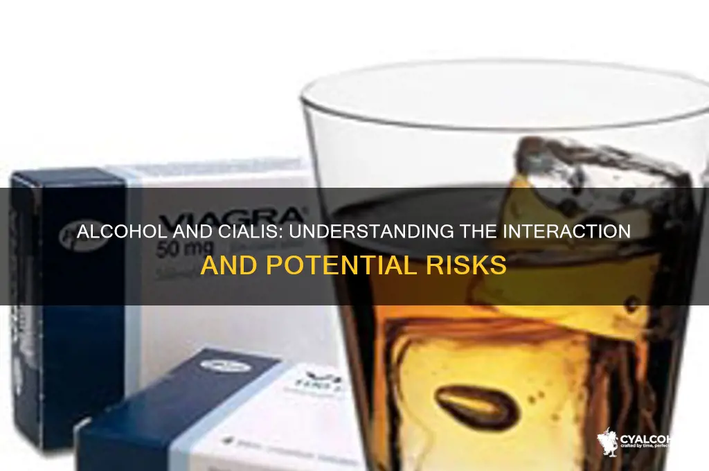 does alcohol enhance cialis