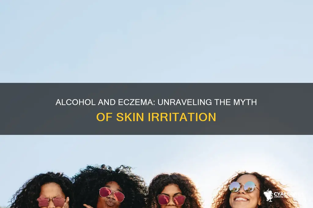 does alcohol enhance exzema