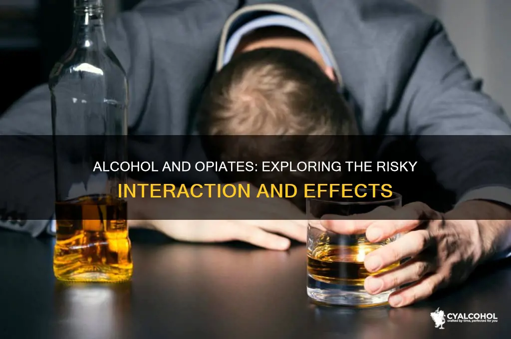 does alcohol enhance opiates