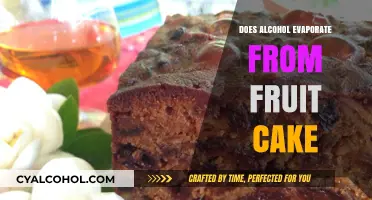 Does Alcohol Evaporate from Fruit Cake? The Surprising Truth