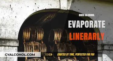 Does Alcohol Evaporate Linearly? Exploring the Science Behind It