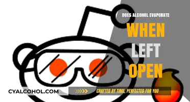 Does Alcohol Evaporate When Left Open? The Surprising Truth