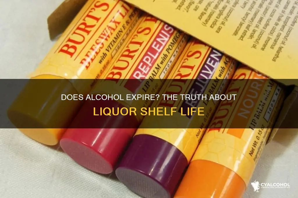 does alcohol ever spoil