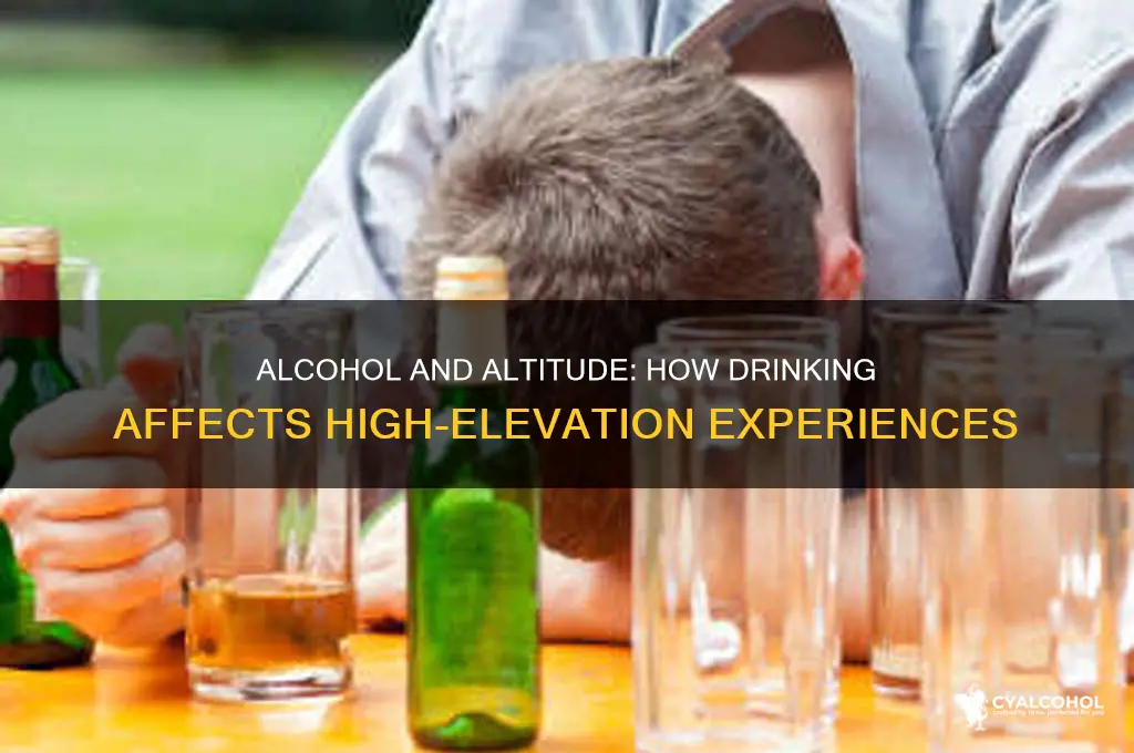does alcohol exacerbate altitude