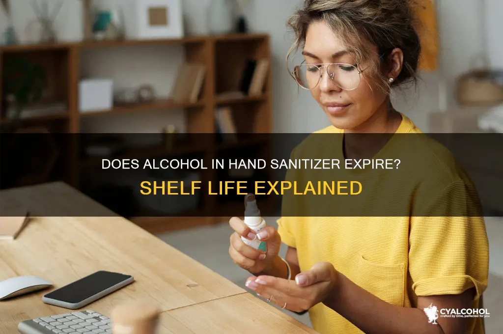 does alcohol expire in hand sanitizer