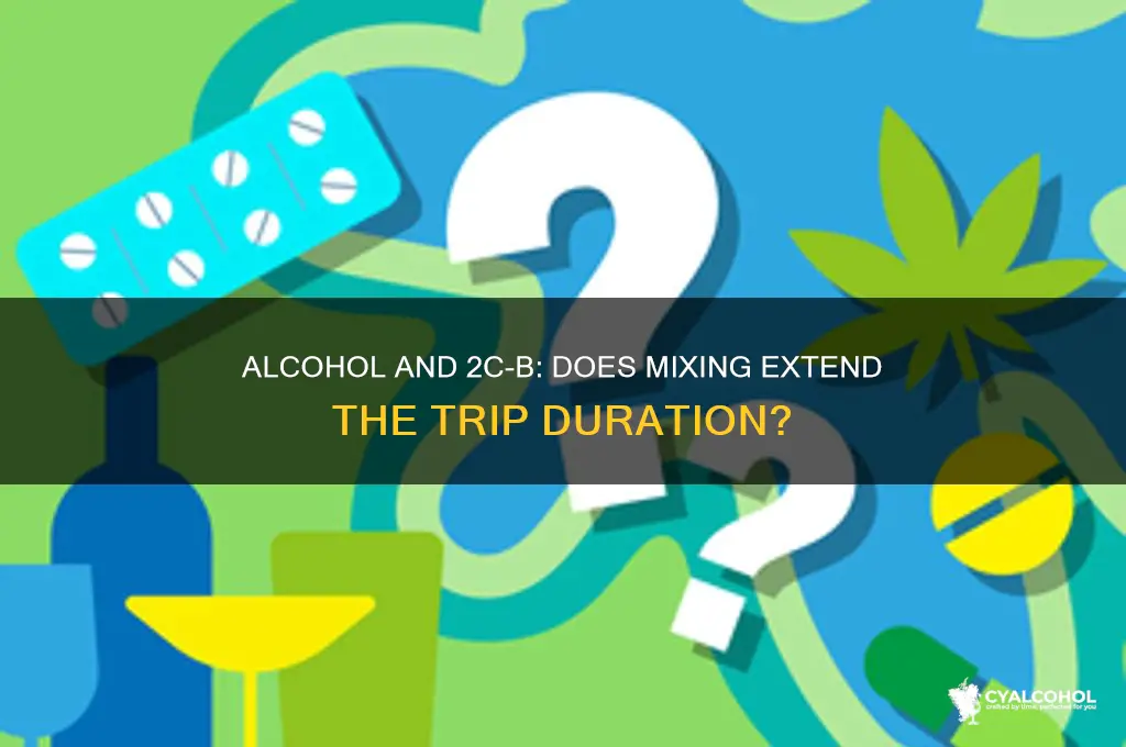 does alcohol extend 2cb duration redit