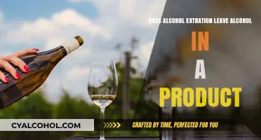 Alcohol Extraction: Does It Leave Residue in Final Products?